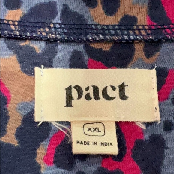 PACT Organic Cotton Jumpsuit Romper Animal Print XXL - Picture 3 of 4